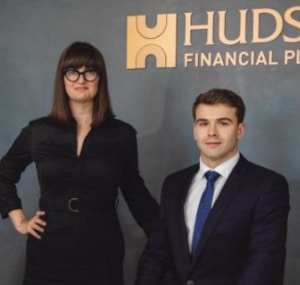 Profile pictures of Michal Lancemore and Isaac Robinson- Hudson Financial Planning, Financial planners on the Sunshine Coast