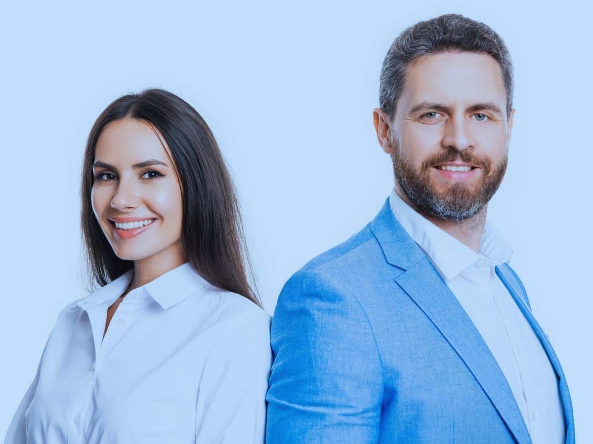 Picture of two planners to decide how to compare financial advisers when hiring